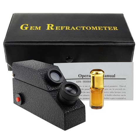 highly rated gemstone refractometer|how to use gem refractometer.